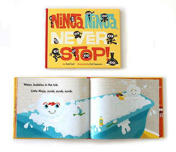 Бумажная книга «Ninja, Ninja, Never Stop!», автор Тодд Туэлл - фото №1