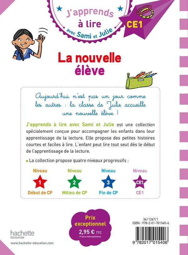 Бумажная книга «CE1 La nouvelle eleve», автор Emmanuelle Massonaud - фото №1