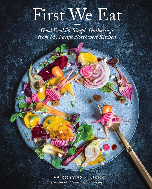 Бумажная книга «First We Eat», автор Эва Космас Флорес - фото №1