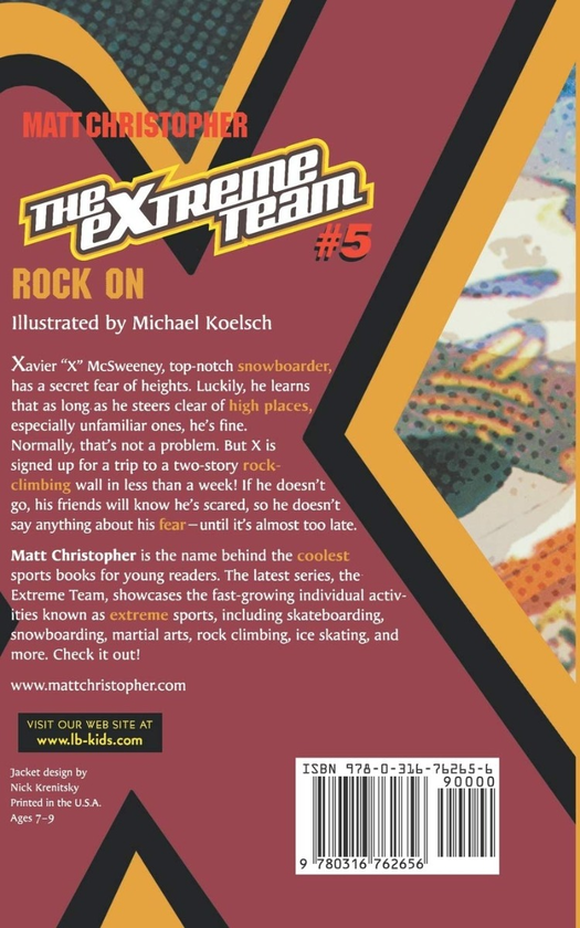 Бумажная книга «The Extreme Team. Rock On», автор Мэтт Кристофер - фото №1