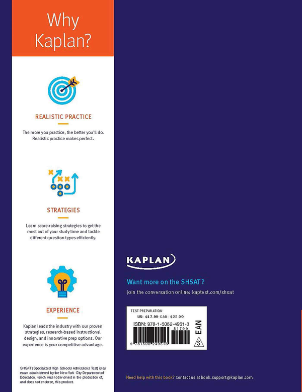 Паперова книга « New York City SHSAT Prep 2019-2020 : 900+ Practice Questions» - фото №1