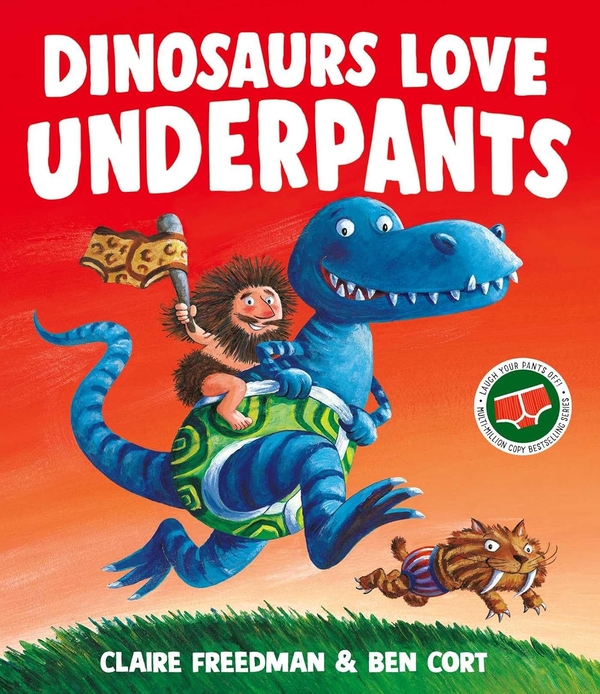 Паперова книга «Dinosaurs Love Underpants», автор Клер Фрідман - фото №1