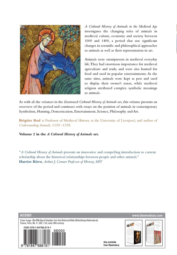 Бумажная книга «A Cultural History of Animals in the Medieval Age» - фото №1