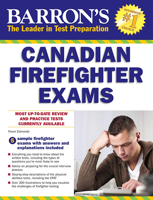 Паперова книга «Barron's Canadian Firefighter Exams», автор Тревор Едмондс - фото №1