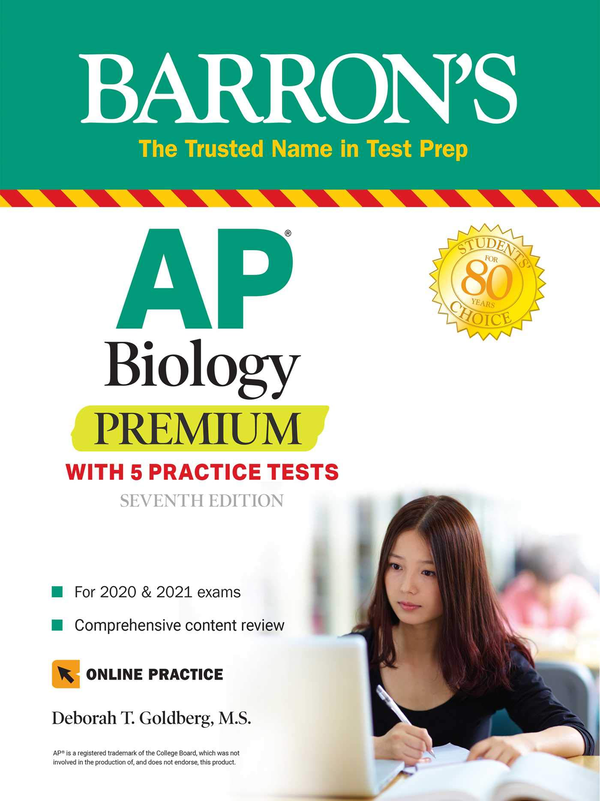 Паперова книга «AP Biology Premium : With 5 Practice Tests», автор Дебора Т. Голдберг - фото №1
