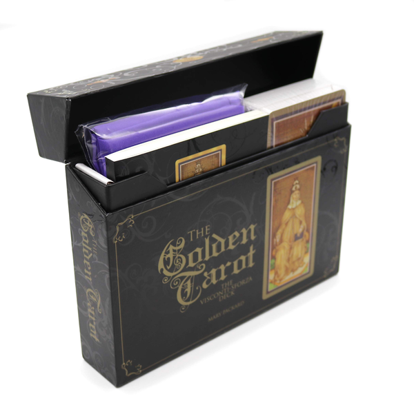 Паперова книга «The Golden Tarot. The Visconti-Sforza Deck», автор Мері Паккард - фото №1