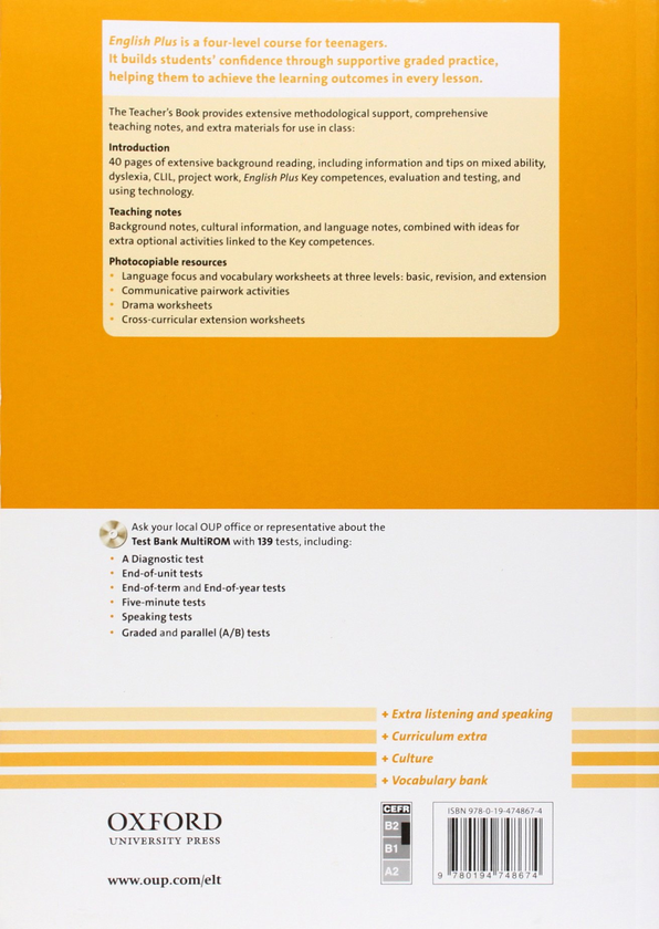 Паперова книга «English Plus 4: Teacher's Book», автор Бен Ветц - фото №1