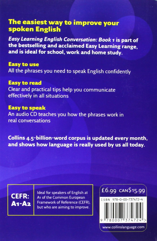 Паперова книга «Collins Easy Learning English Conversation Book 1» - фото №1
