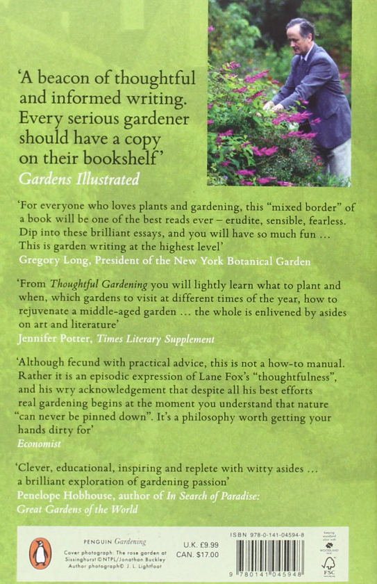 Паперова книга «Thoughtful Gardening. Great Plants, Great Gardens, Great Gardeners», автор Робін Лейн Фокс - фото №1