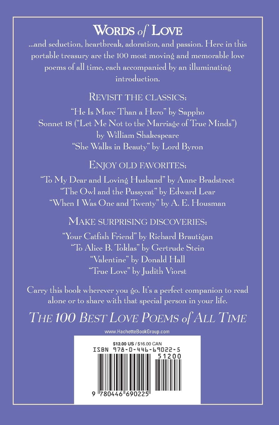 Бумажная книга «The 100 Best Love Poems of All Time» - фото №1