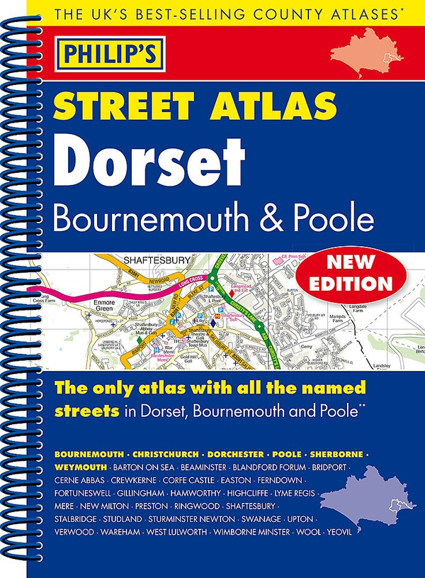 Бумажная книга «Philip's Street Atlas Dorset, Bournemouth and Poole» - фото №1