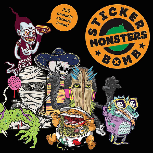 Бумажная книга «Stickerbomb Monsters» - фото №1
