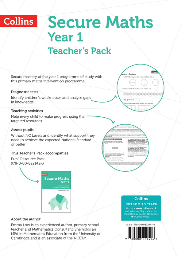 [object Object] «Secure Year 1 Maths Teacher's Pack: A Primary Maths Intervention Programme», автор Бобби Джонс - фото №2 - миниатюра