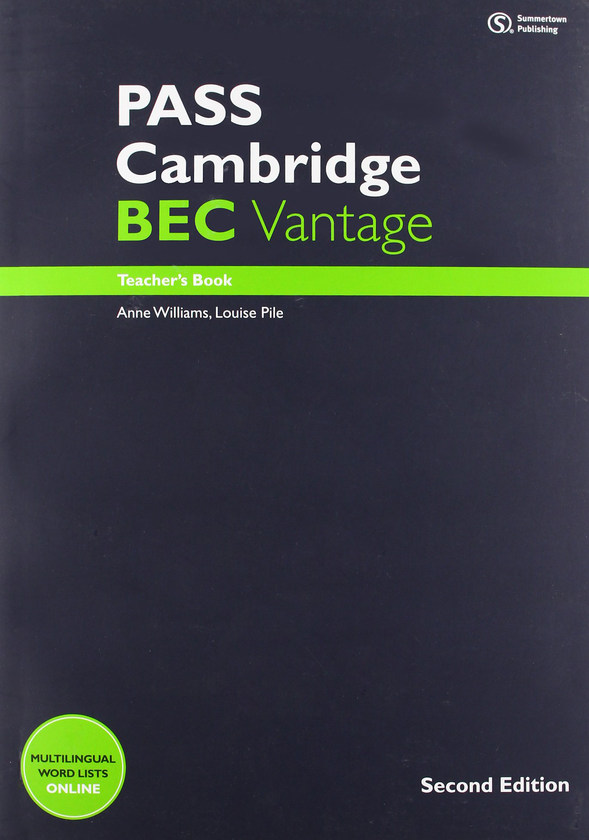 Паперова книга «PASS Cambridge BEC Vantage: Teacher's Book » - фото №1