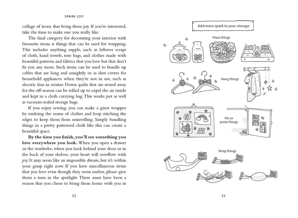 Бумажная книга «Spark Joy: An Illustrated Guide to the Japanese Art of Tidying», автор Мари Кондо - фото №1