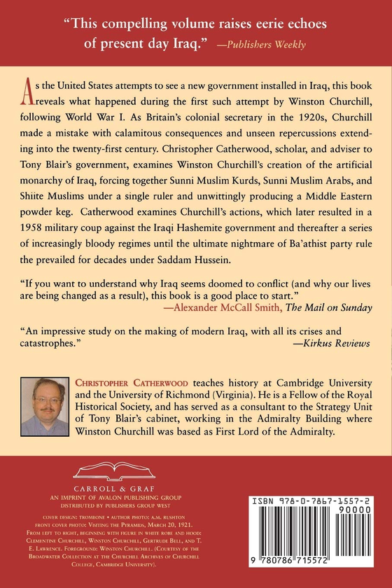 Бумажная книга «Churchill's Folly: How Winston Churchill Created Modern Iraq», автор Кристофер Катервуд - фото №1