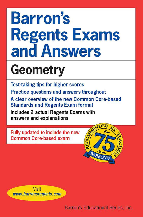 Бумажная книга «Regents Exams and Answers: Geometry», автор Андре Кастанья - фото №1