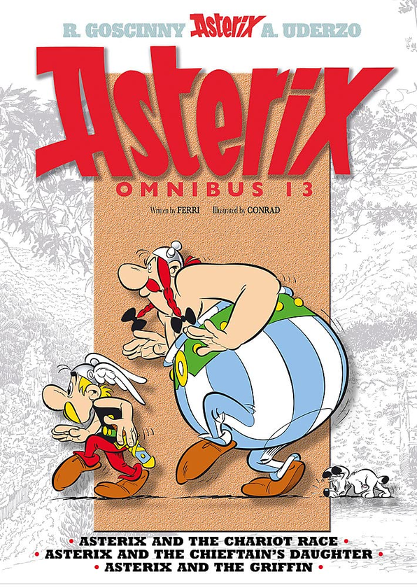 Бумажная книга «Asterix. Omnibus 13. Asterix and the Chariot Race, Asterix and the Chieftain's Daughter, Asterix and the Griffin», авторов Жан-Ив Ферри, Рене Госинни - фото №1