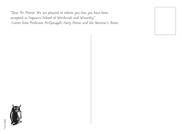Бумажная книга «Harry Potter and the Philosopher’s Stone Enchanted Postcard Book» - фото №1