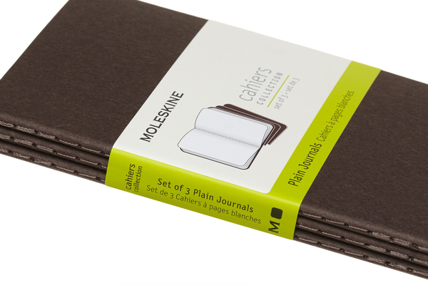  «Записная книжка Moleskine Cahier Pocket Коричневая 3 шт (CH013P2)», бренда Moleskine - фото №1