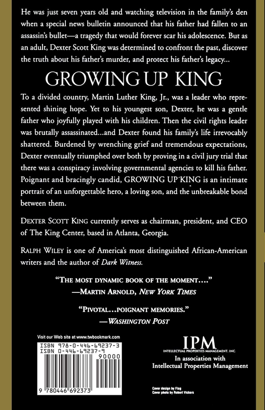 Бумажная книга «Growing Up King. An Intimate Memoir», авторов Декстер Скотт Кинг, Ральф Уайли - фото №1