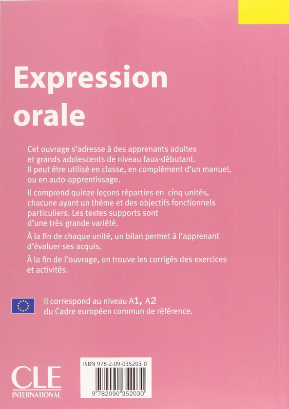 Паперова книга «Expression orale: Niveau 1 (+CD)», автор Мішель Барфеті - фото №1