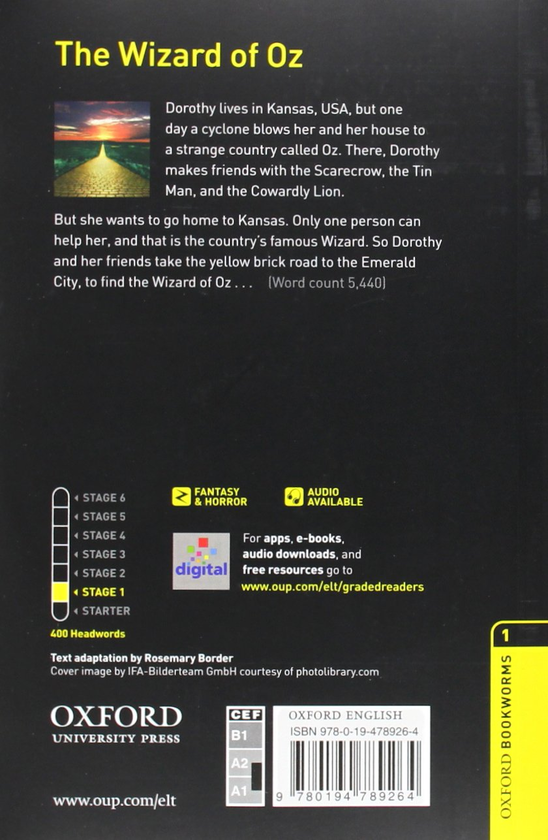 Паперова книга «The Wizard of Oz Audio CD Pack. Level 1», автор Лаймен Френк Баум - фото №1