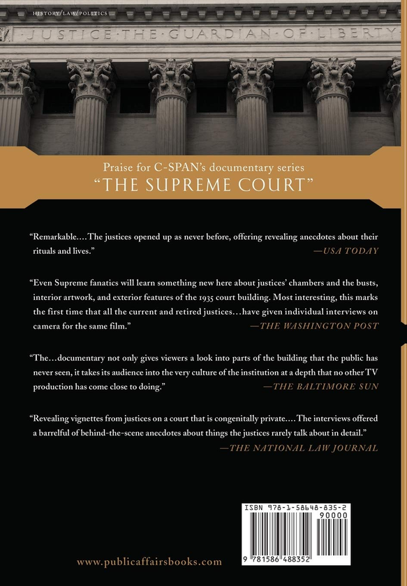 Паперова книга «The Supreme Court», авторів Браян Лемб, Сьюзен Суейн, Марк Фаркас - фото №1