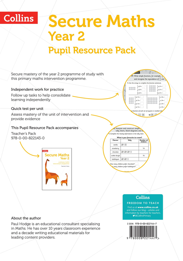 [object Object] «Secure Year 2 Maths Pupil Resource Pack: A Primary Maths Intervention Programme», автор Бобби Джонс - фото №5 - миниатюра