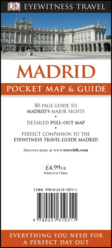 Бумажная книга «Madrid Pocket Map and Guide» - фото №1