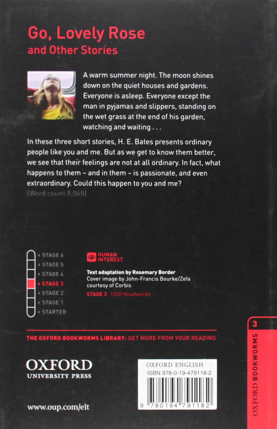 Бумажная книга «Go, Lovely Rose and Other Stories. Level 3», автор Х. Бейтс - фото №1