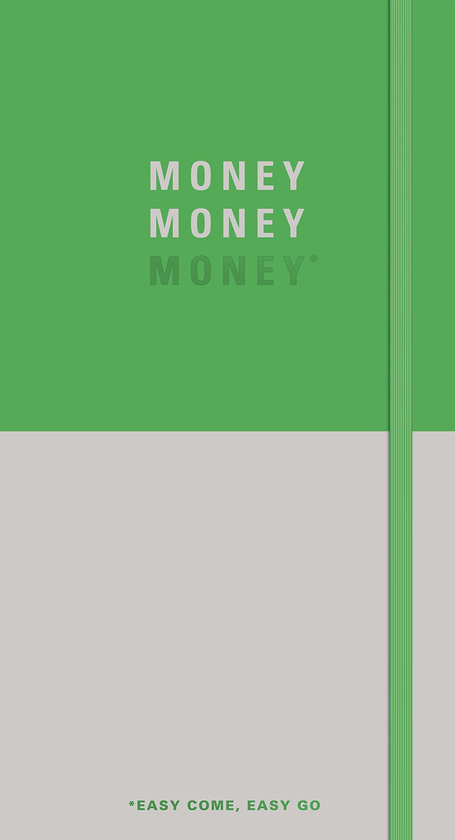 Бумажная книга «Money, Money, Money Receipt Catcher» - фото №1