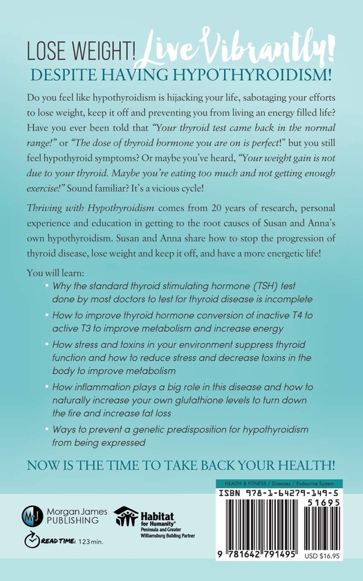 Бумажная книга «Thriving with Hypothyroidism», авторов Сьюзан Такер, Анна Остин / Anna Austin - фото №1