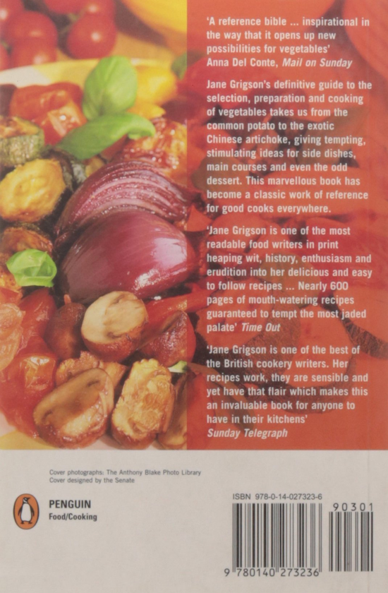 Бумажная книга «Jane Grigson's Vegetable Book», автор Джейн Григсон - фото №1