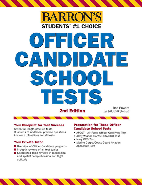 Паперова книга « Barron's Officer Candidate School Tests», автор Род Пауерс - фото №1