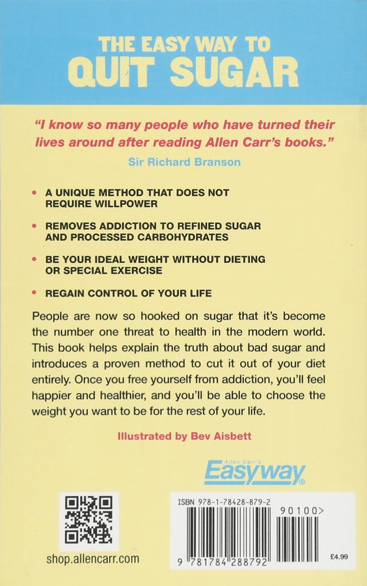 Бумажная книга «The Easy Way to Quit Sugar: The Illustrated Guide», автор Аллен Карр - фото №1