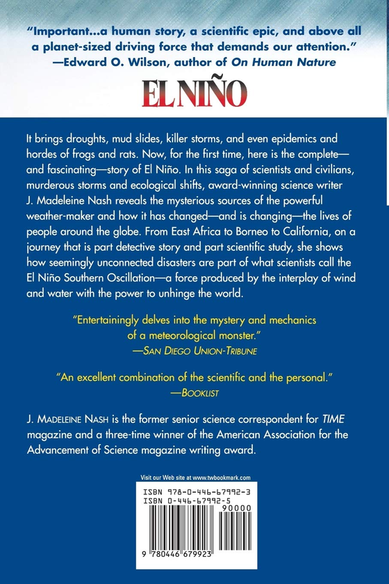 Бумажная книга «El Niño. Unlocking the Secrets of the Master Weather-Maker», автор Дж. Мадлен Нэш - фото №1