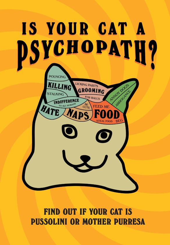 Паперова книга «Is Your Cat A Psychopath?», автор Стівен Вілдіш - фото №1