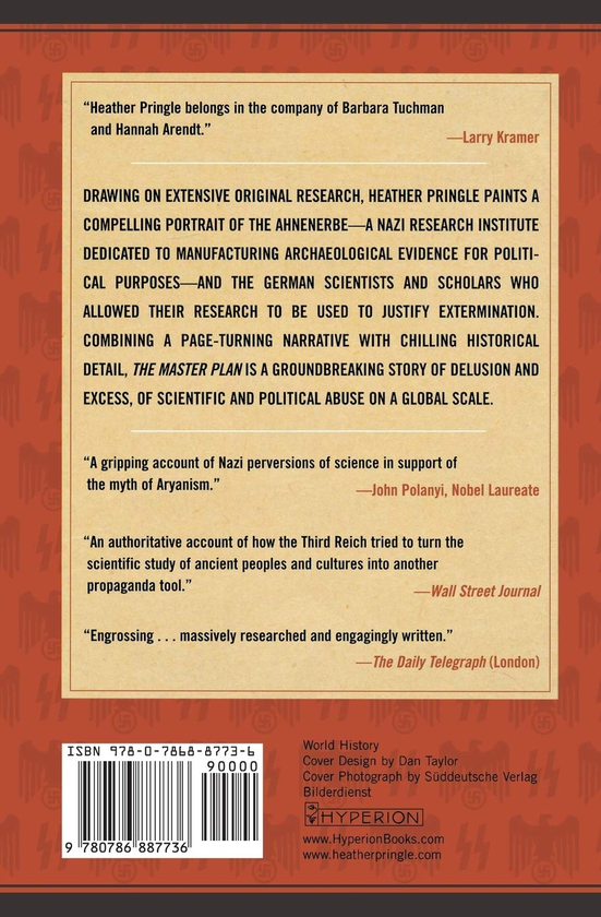 Паперова книга «The Master Plan. Himmler's Scholars and the Holocaust», автор Хізер Прінгл - фото №1
