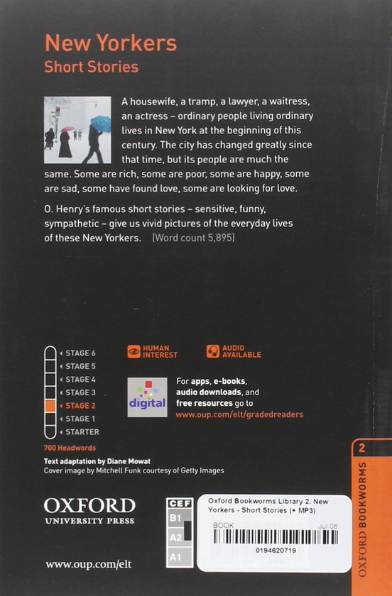 Книга «Oxford Bookworms Library. Level 2: New Yorkers - Short