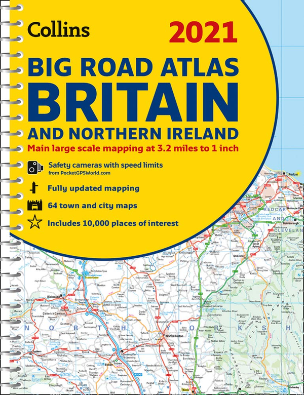 Бумажная книга «2021 Collins Big Road Atlas Britain» - фото №1