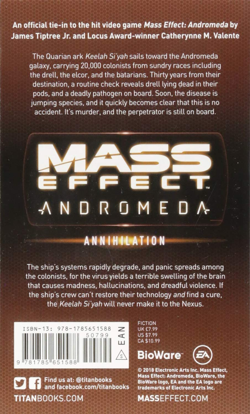 Бумажная книга «Mass Effect: Annihilation», автор Кэтрин М. Валенте - фото №1