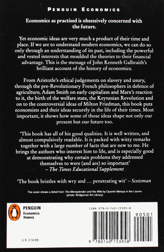 Бумажная книга «A History of Economics», автор Джон Кеннет Гэлбрейт - фото №1