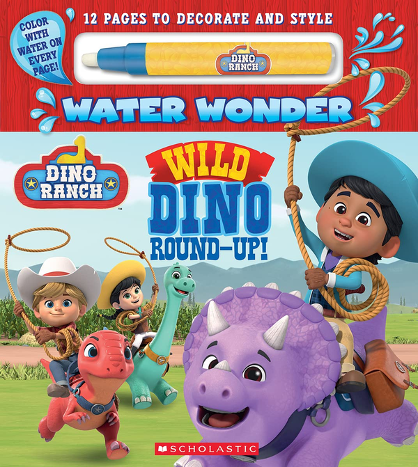 Бумажная книга «Dino Ranch. Wild Dino Round-Up! (Water Wonder Storybook)», автор Теренс Кроуфорд - фото №1