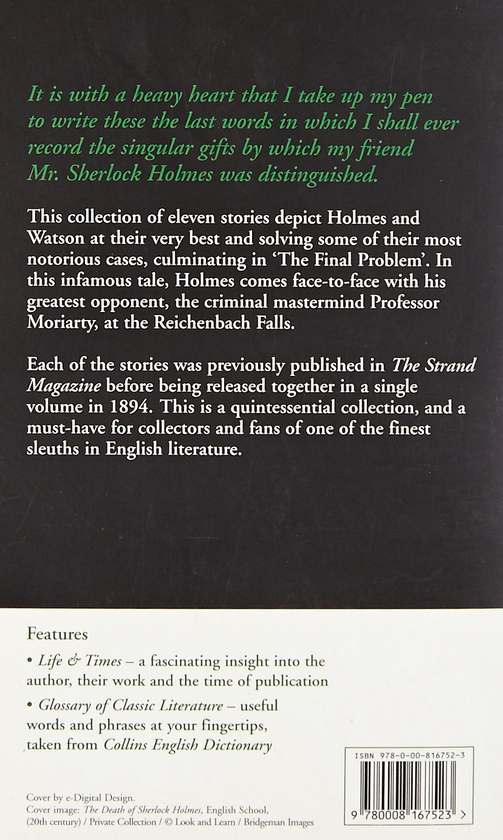 Бумажная книга «The Memoirs of Sherlock Holmes», автор Артур Конан Дойл - фото №1