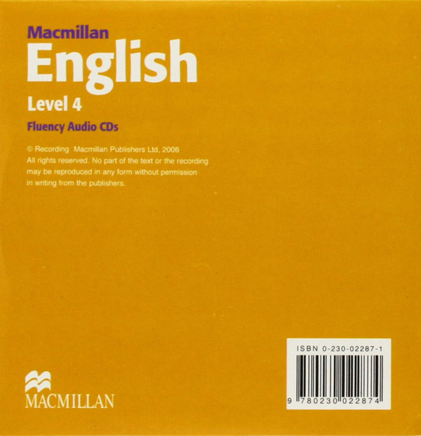 Бумажная книга «Macmillan. English 4. Fluency Book Audio CD», автор Мэри Боуэн - фото №1