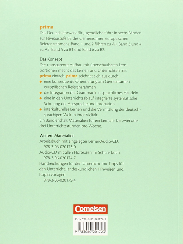 Бумажная книга «Prima. Deutsch für Jugendliche. Aktuelle Ausgabe: A2: Band 4. Schülerbuch», автор Фридерике Джин - фото №1