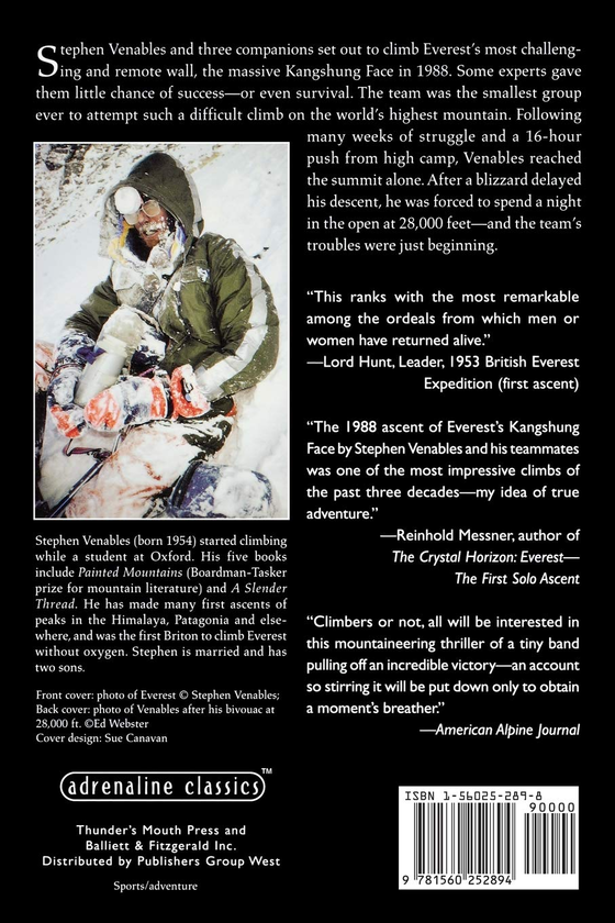 Бумажная книга «Everest : Alone at the Summit», автор Стивен Венейблс - фото №1