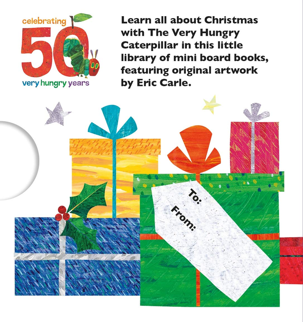 Бумажная книга «The Very Hungry Caterpillar’s Christmas Library», автор Эрик Карл - фото №1