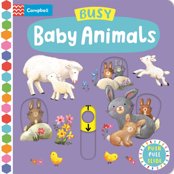 Бумажная книга «Busy Baby Animals», автор Аг Ятковска - фото №1